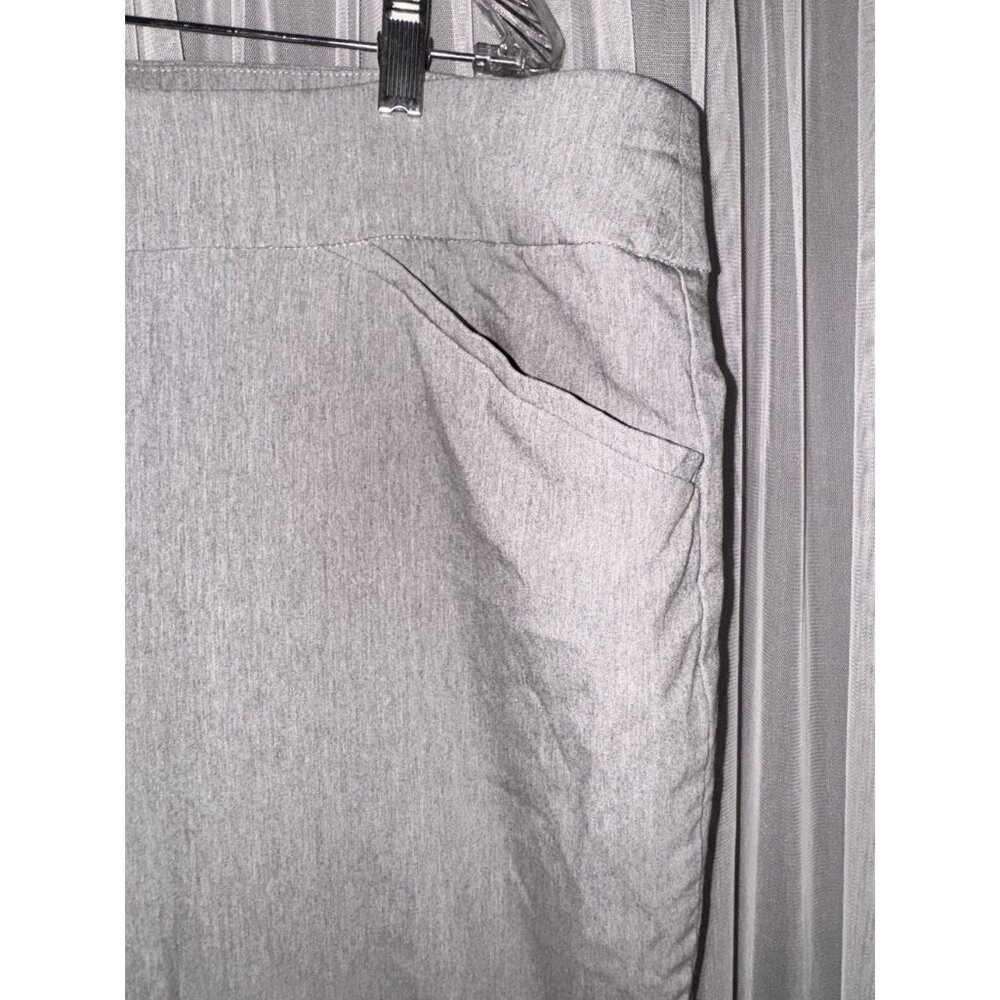 Fabulously Slimming Womens Gray Ankle Pants Size 3 Perfect Stretch - Picture 3 of 5